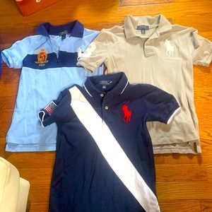 Boys Ralph Lauren Tees Used Once Great Condition